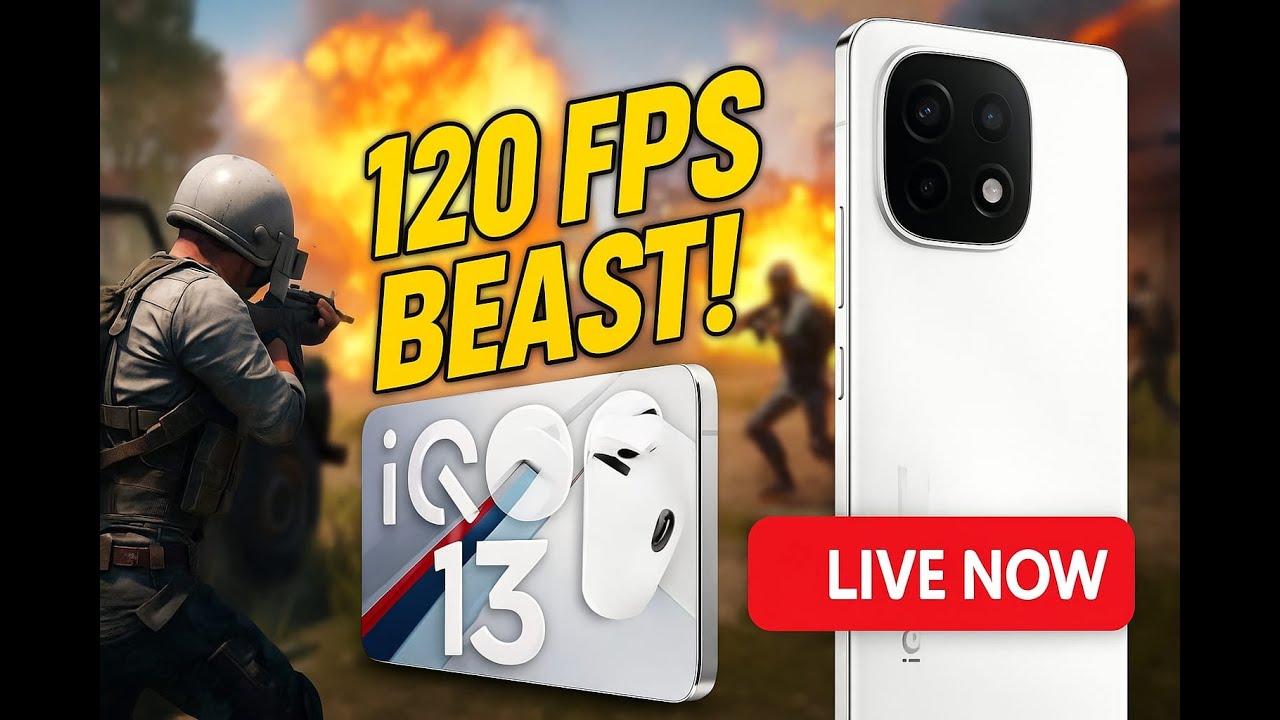 iQOO 13 5G LIVE Scrims BGMI 120 FPS ⚡ - YouTube