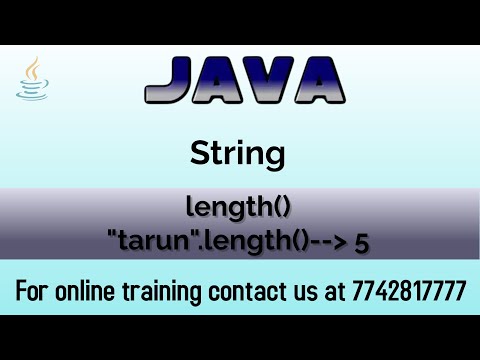 how to find length of string in java in hindi | length() in java