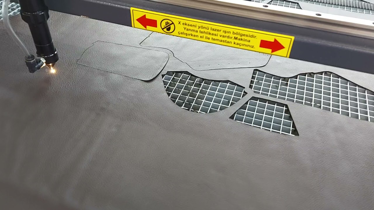Lazer makina deri kesimi