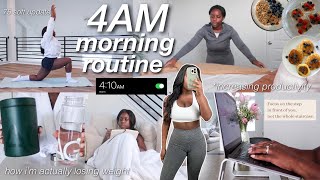 4AM MORNING ROUTINE | how I'm *actually* losing weight, 75 soft update & how to cut processed sugars