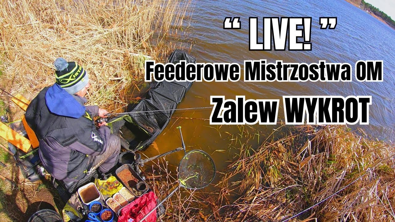 LIVE z I Tury Feederowych Mistrzostw OM na Zalewie Wykrot! Wędkarskie Lekcje Marcina! #2