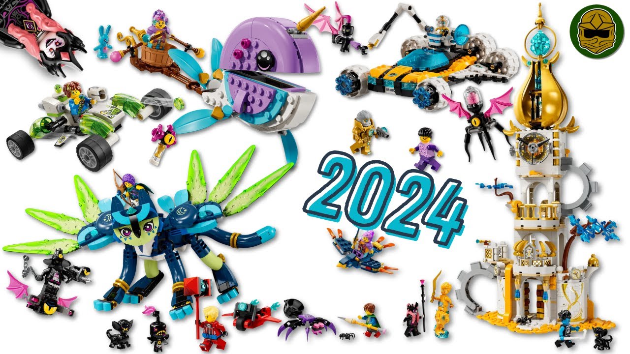 Crazy Animals & Sandman's Tower: Winter 2024 LEGO® DREAMZzz Sets