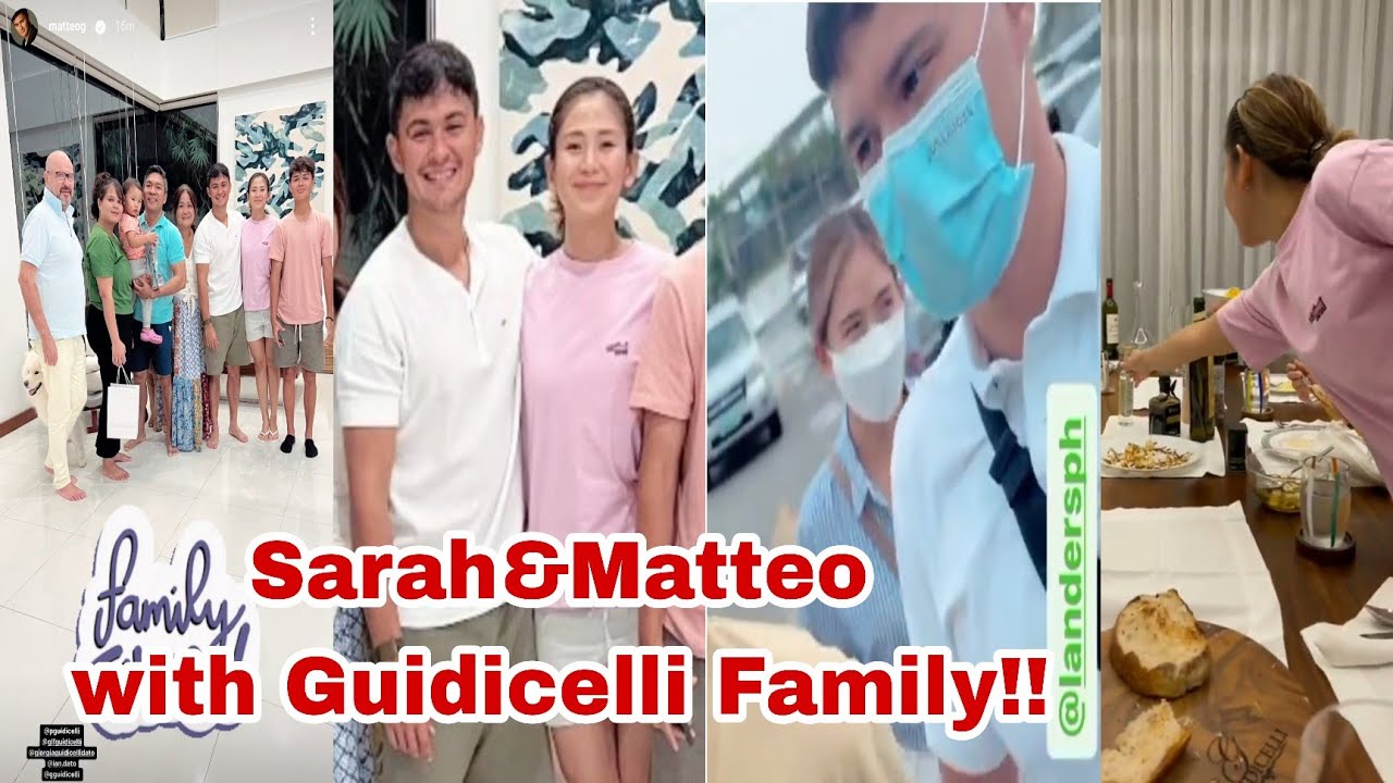 spotted pala si Sarah Geronimo at Matteo Guidecilli sa Landers at nag dinner with Guidicelli Fam