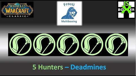 Wow Classic Multiboxing - 5 hunters - Deadmines