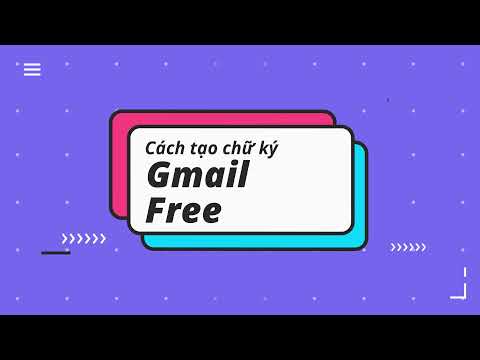 Video Cách tạo/ thiết kế chữ ký email/ gmail đẹp, free với... - youtube