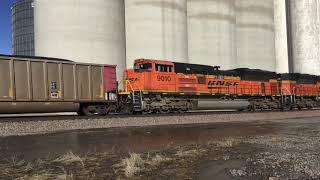 BNSF CAEG Coal Train Chase