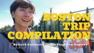 USA VLOG 🇺🇸 (EP.1) | Boston Trip Compilation เหมือนจะ VLOG แต่ไม่ใช่ รวมมิตรคลิปในทริป 🚗🏛️🎢