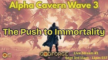 Alpha Cavern of Chaos Wave 3 - Let The Games Begin!!!