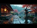 Japanese Temple Garden Rain — Dusk Ambience for Sleep