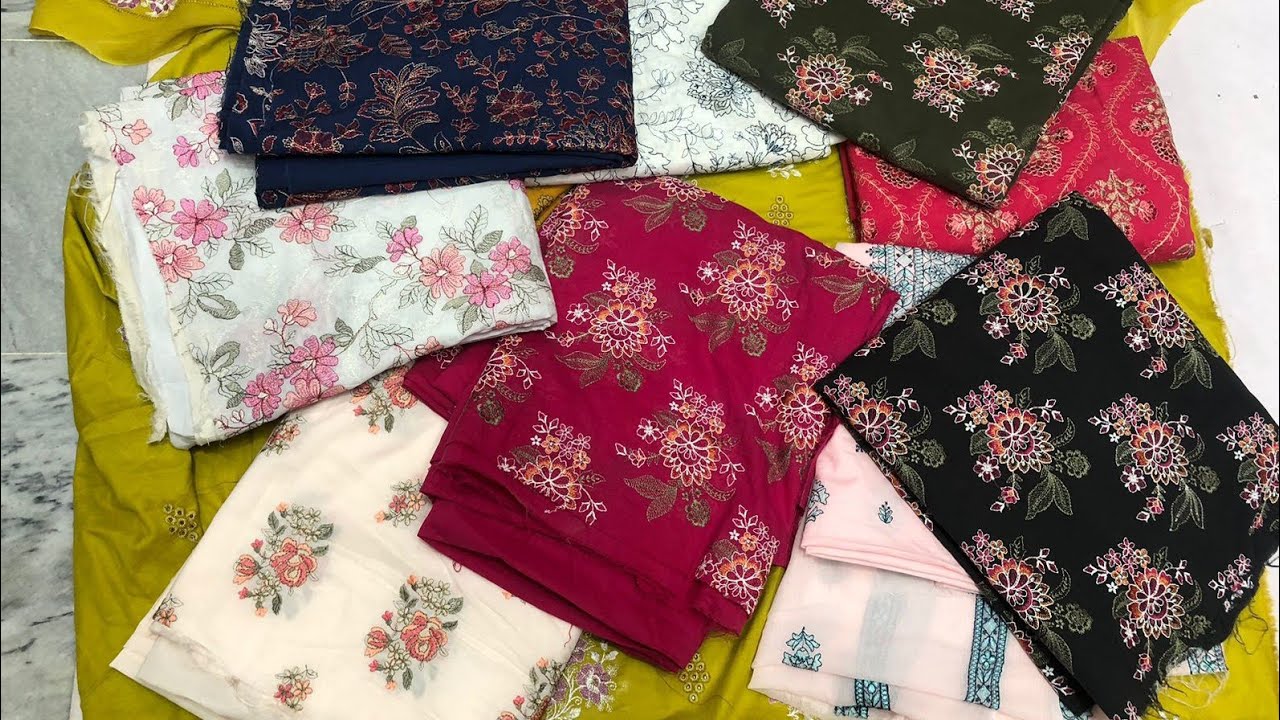 China Embroidery Loan 3p Suit With Shafoon Dupatta 2p Suit Summer Collection New Designing