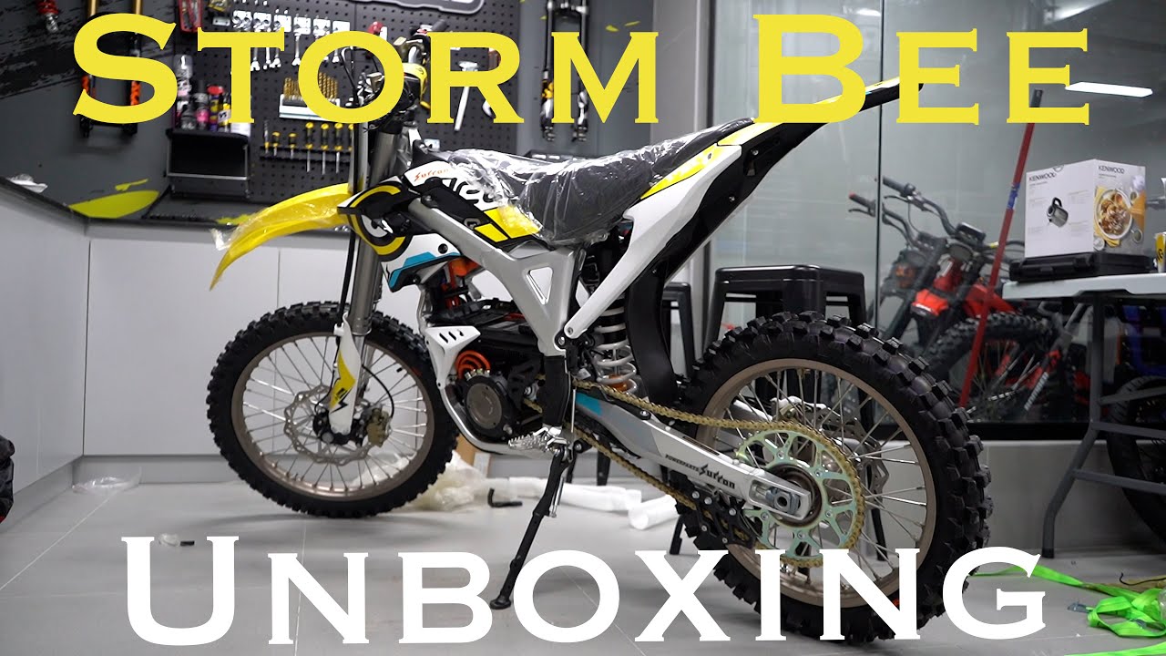 Storm Bee R STORM BEE SURRON Unboxing Vlog | EMX Motors - YouTube