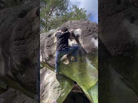 Beta Video for climb Fourmis Rouges v9, Fontainebleau
