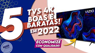 As melhores TVS 4k para 2022 - Smart TVS BOAS E BARATAS!