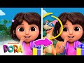 Swiper's Spot the Difference Game w/ Dora! #2 👀 | Dora &amp; Friends