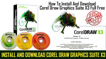 How To Install And Download Corel Draw Graphics Suite X3 Full Free 100% Working