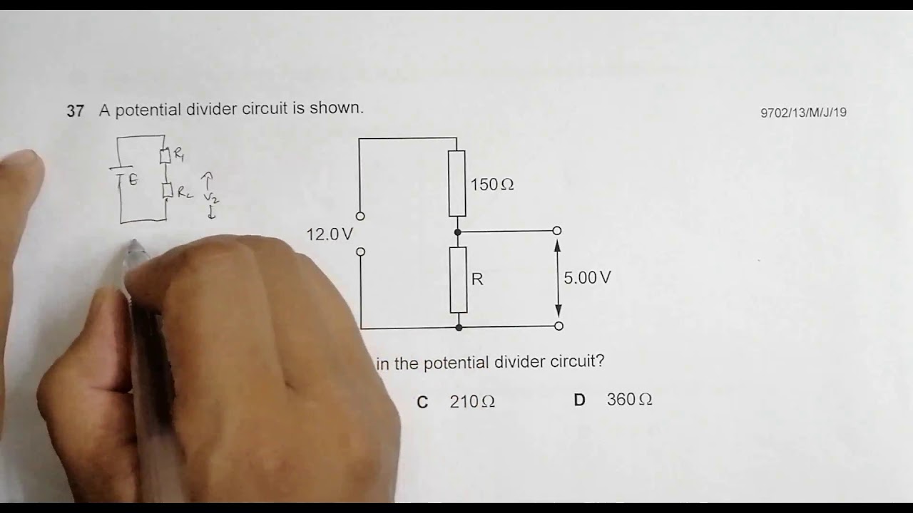 19 Cie As A Level May June Physics Paper 13 Q No 37 9702 13 M J 19 Youtube