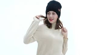 Winter Beanie Hats for Men Women, Polar Fleece Lined Thick