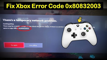 How to Fix There’s a Temporary Network Problem Error Code 0x80832003