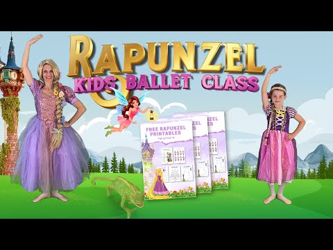 Ballet For Kids | Rapunzel Ballet (Tangled) Kids Ballet Class (Ages 3-8)
