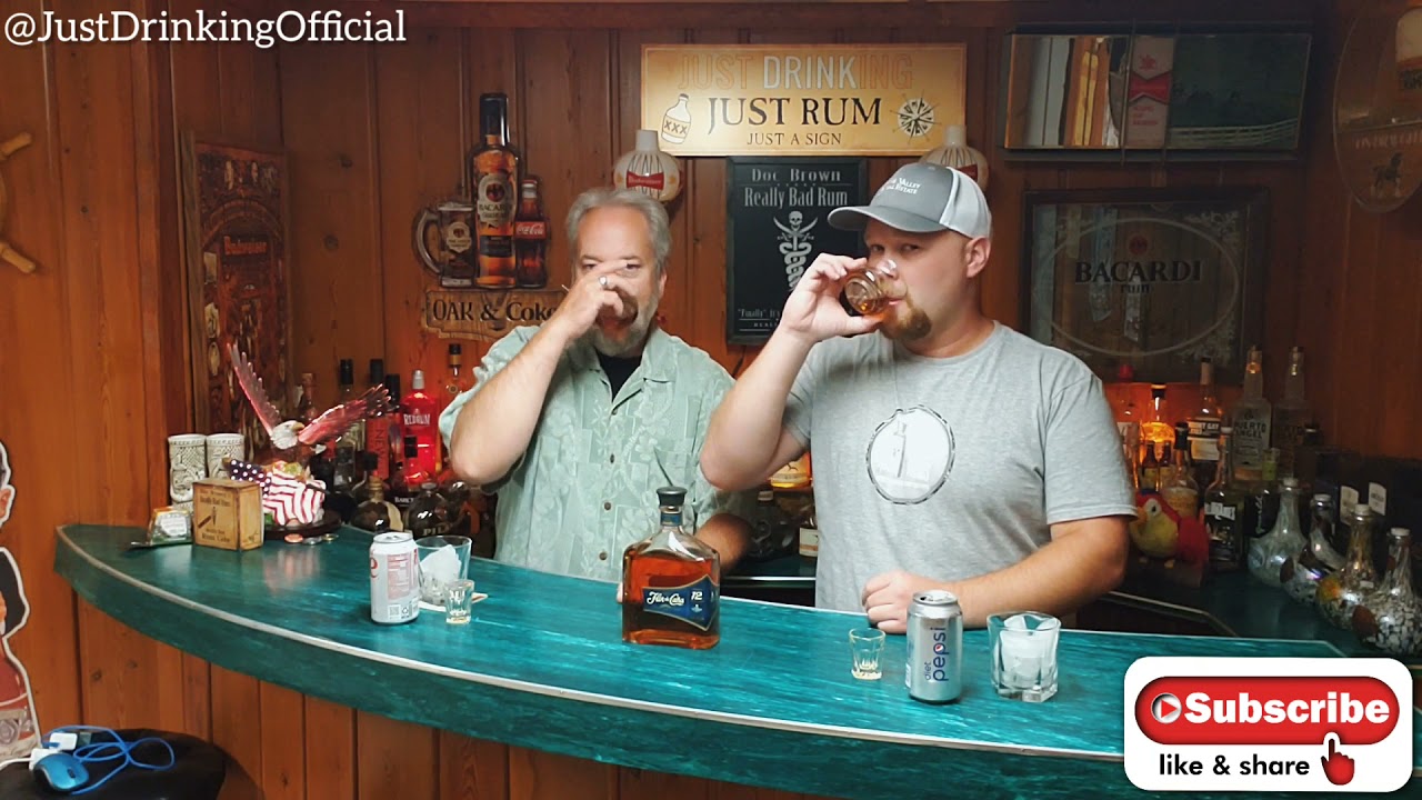 Flor De Caña 12 Rum Review- Just Drinking- Robert & Roger