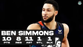 BEN SIMMONS NEAR TRIPLE-DOUBLE!! 10PTS \& 11AST vs JAZZ (FULL HIGHLIGHTS)