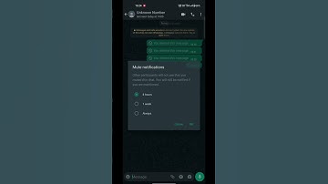 how to mute chat notification on WhatsApp.? WhatsApp pe  chat  notification kaise on kare #shorts