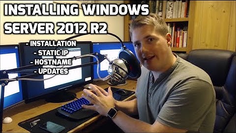 How-to: Installing Windows Server 2012 R2 and configuring IPv4, hostname and updates