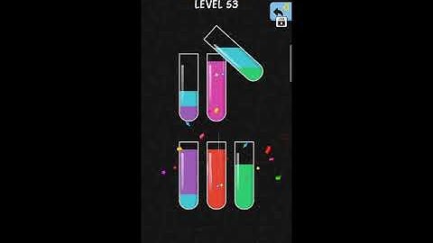 Water color sort ||water color sort level - 53 walkthrough solution (IOS/Android) || simple solution