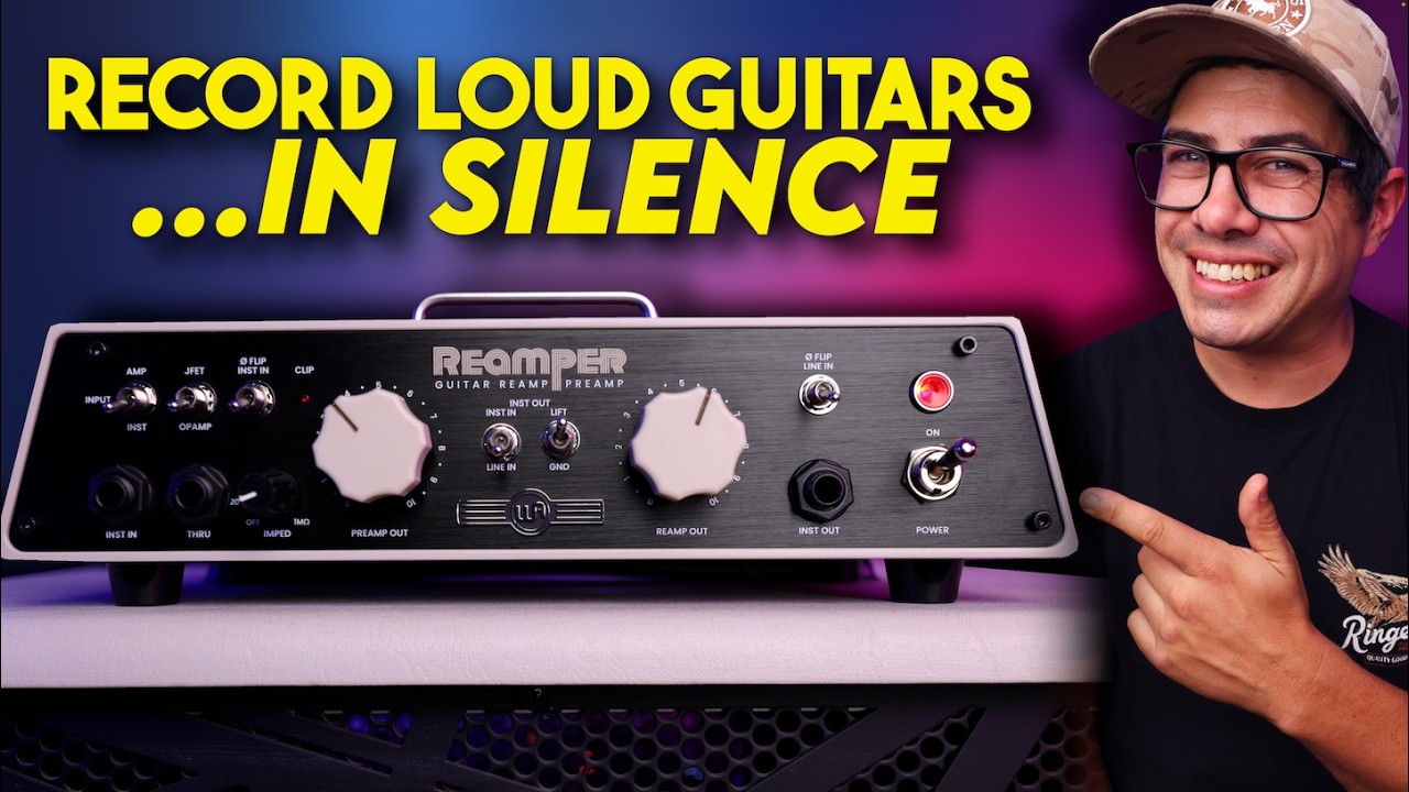 I Recorded a Cranked Tube Amp Silently (Warm Audio Reamper)