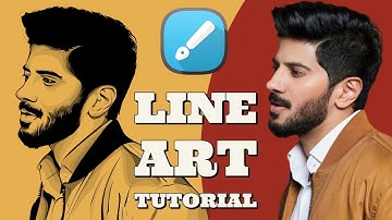 How To Draw Line Art With Shading Infinite Design | Malayalam Tutorial