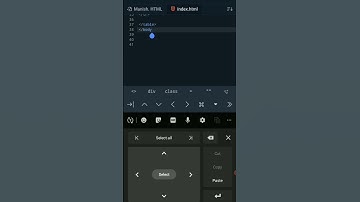 coding in mobile... Inserting image in html...#shorts #viral #html #codmobile #