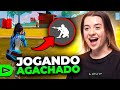 FIZEMOS UM 2V2 MAS SÓ VALE JOGAR AGACHADO!! LOUD FREE FIRE