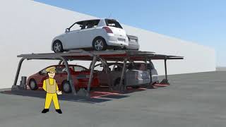 Multi Car Parking 3D Animation by Bapu Graphics