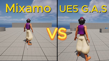 Mixamo Vs UE5 Game Animation Sample (GAS)?
