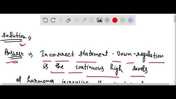 Select the incorrect statement on hormone receptors in mammals: Select one: a. Signal transduction …