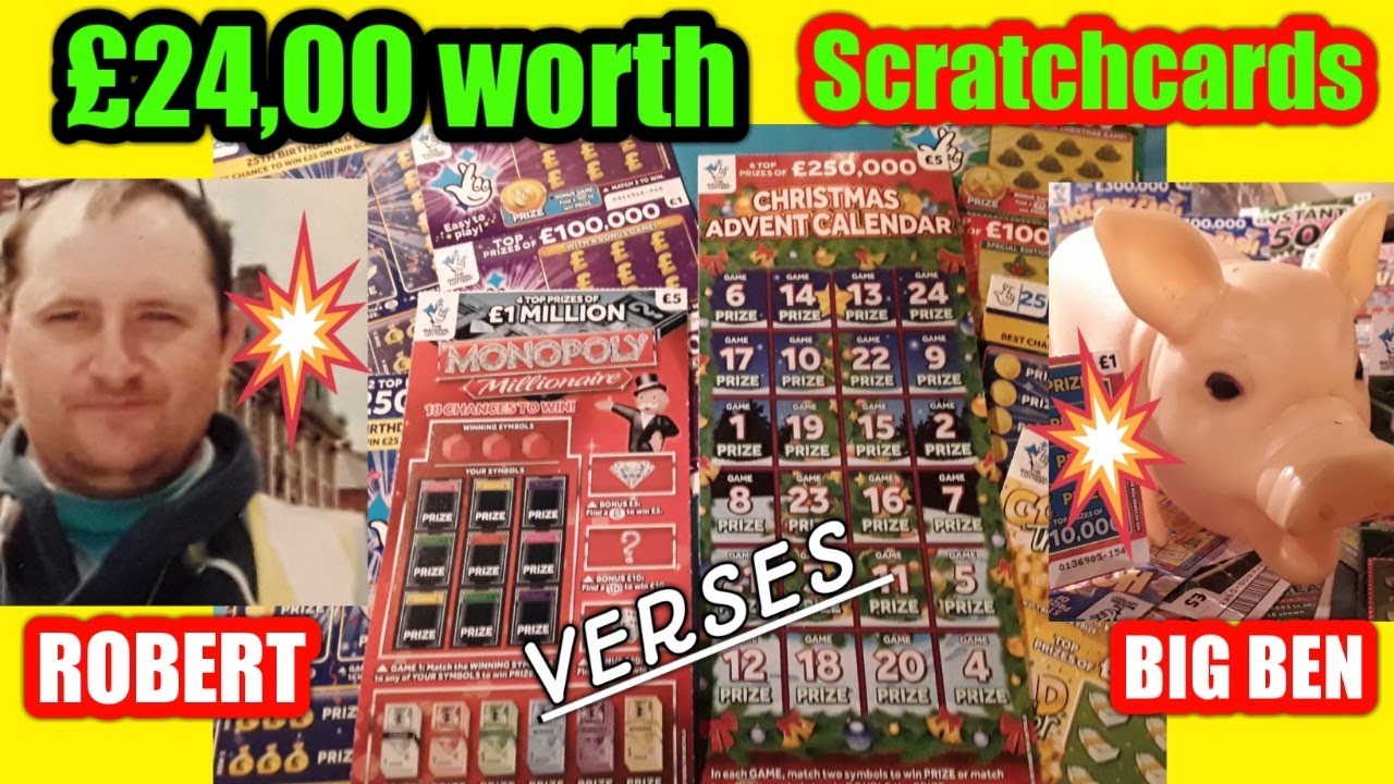 Scratchcards..Monopoly..Christmas Advent..£250,000 blue..ROBERT Vs BIG BEN - YouTube