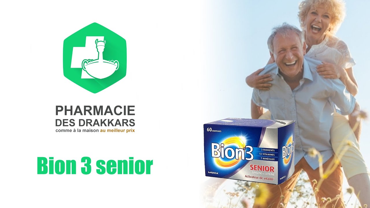 Bion 3 Sénior Vitalité 50+ Lot de 2 Boites de 90 Comprimés (2S