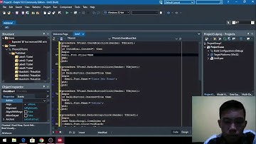 Control & Properties : Cara Membuat Biodata Sederhana Program Delphi 10.3 Community Edition