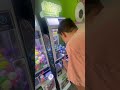 Mini Claw Machine at Sweetfrog Frozen Yogurt Shop in Panama City Beach Wins.