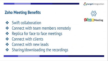 How to Conduct Online Meetings and Webinars with Zoho Meeting