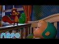 Arpo Rescues Baby From a Squirrel!!! 🧛 | ARPO | Moonbug Kids - Funny Cartoons and Animation