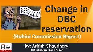 Change in OBC reservation in India? || Rohini commission report by Halfwit School 923 views 3 years ago 10 minutes, 21 seconds