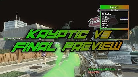 [Bo2/GSX] Kryptic v3 GSC Mod Menu Final Preview