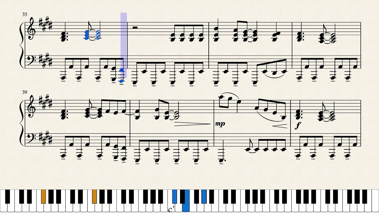 Don't Stop Believin' for piano Accords - Chordify.