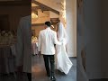 The beloved ballroom came alive, dressed in lilies and white roses.