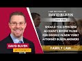 David Bliven - Bronx & Westchester Divorce Attorney - answers the question: “Should You Open New Accounts Before Filing For Divorce In New York? Attorney David Bliven Answers” #Divorce #FamilyLaw #WestchesterDivorce #BronxDivorce #WestchesterFamilyLaw #BronxFamilyLaw #maritalassets
