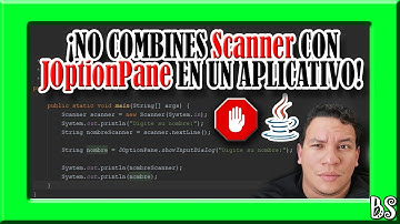 TIP - Java - Captura de Datos - JOptionPane - Scanner ¡No los combines!