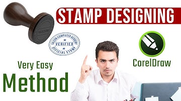 Stamp Design in CorelDRAW | Simple & Quick Stamp Making Tutorial in Urdu – Hindi