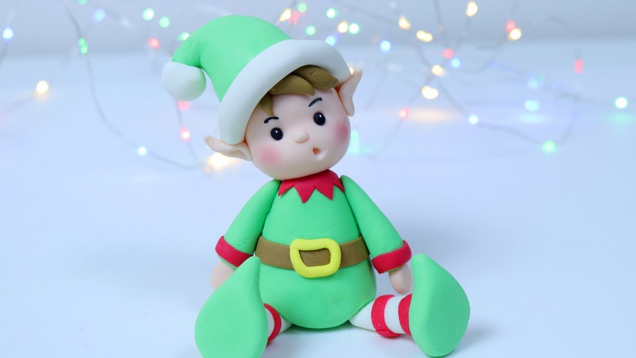 how to make christmas elf cake topper christmas cake decorating