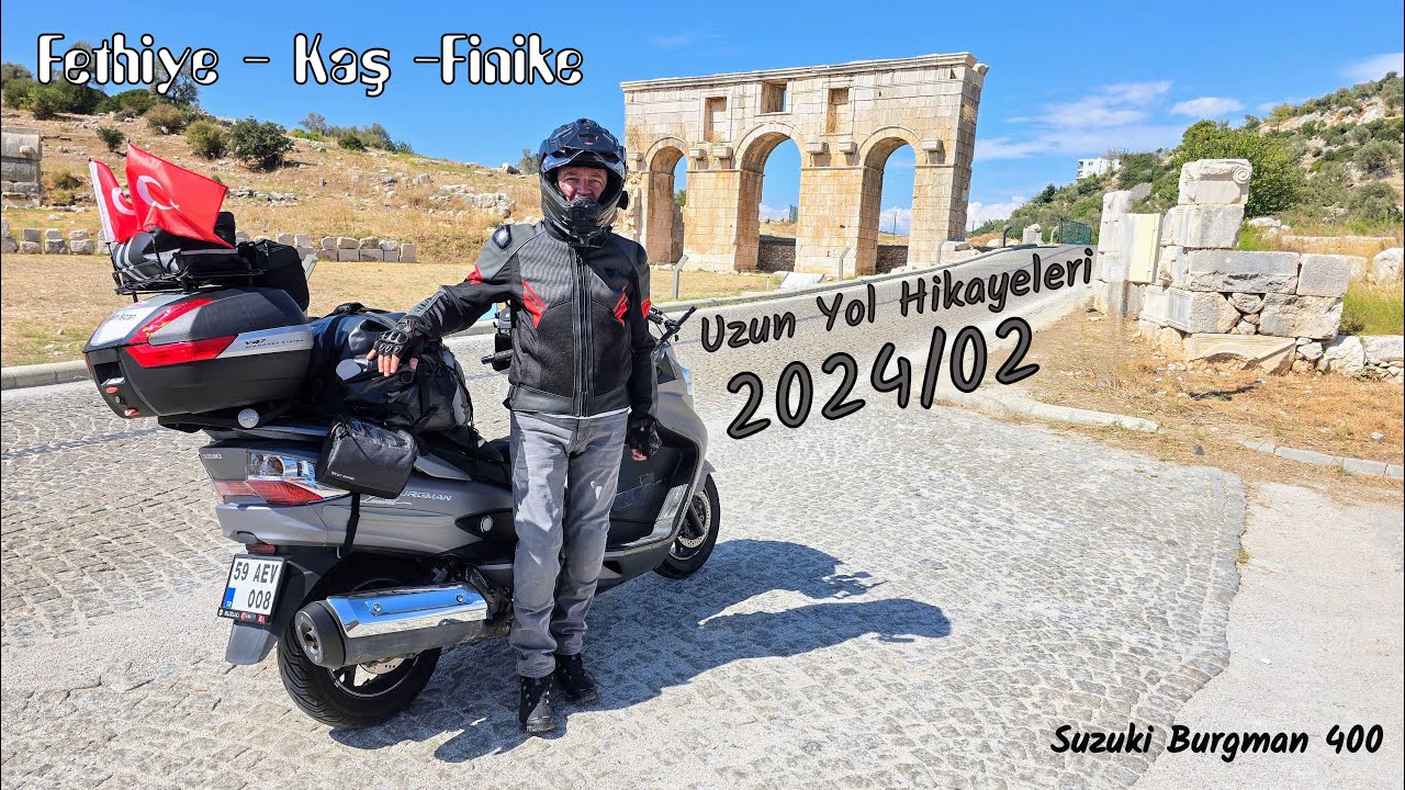 Fethiye - Kaş - Finike I Uzun Yol Hikayeleri 02 I Suzuki Burgman 400